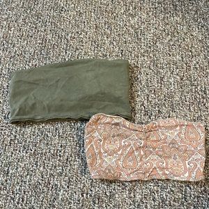 Two (2) Aerie bandeaus. Rarely worn.